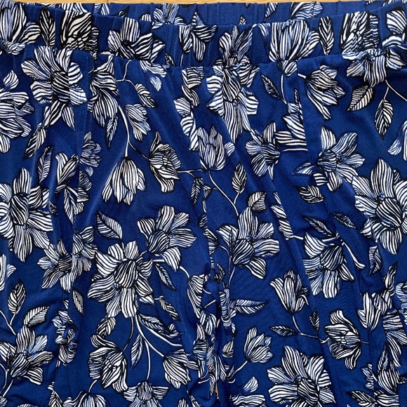 Brand New 1. State tulip-Hem Floral Print Pants - Picture 7 of 8